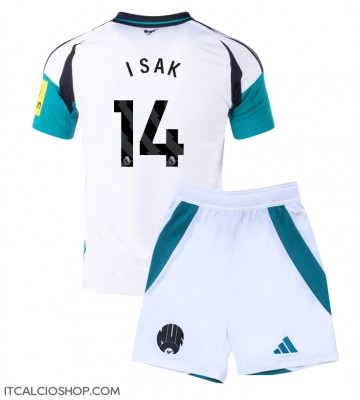 Newcastle United Alexander Isak #14 Terza Maglia Bambino 2024-25 Manica Corta (+ Pantaloni corti)
